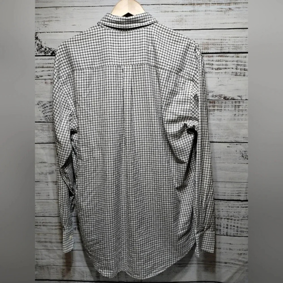 Peter Millar Black White Windowpane WSU Shockers Button Down‎ Shirt size Large - Picture 4 of 5